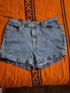 Levi's Light Blue Denim Jean Shorts